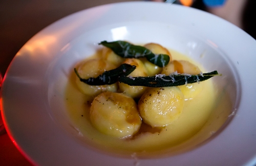 Sheep's Milk Ricotta Gnudi at the Spotted Pig